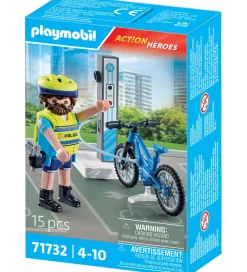 Playmobil Action Heroes - Politicykelpatrulje - 71732 - 15 Dele
