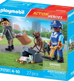 Playmobil Action Heroes - Politieftersøgnin... - 71731 - 27 Dele