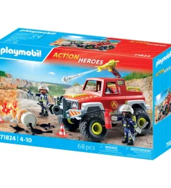 Playmobil Action Heroes - Brandbekæmper Truck - 71824 - 68 Dele
