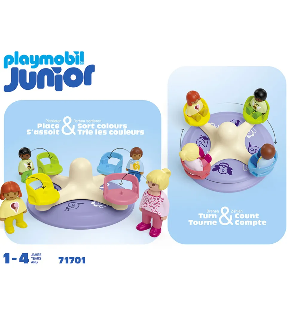 Playmobil Junior - Talkarrusel - 71701 - 5 Dele