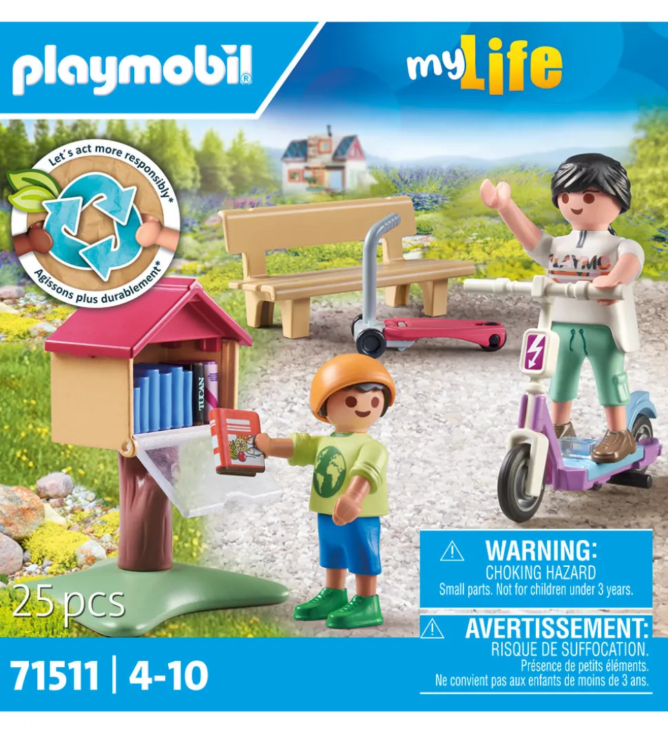 Playmobil My Life - Bogbytte for Bogorme - 71511 - 25 Dele