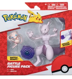 Pokémon Figur - Battle Figure 2-pak - Mewtwo And Mew