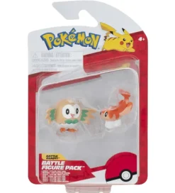 Pokémon Figurer - 2-pak - Battle Figure - Tatsugiri/Rowlet