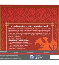 Pokémon Samlekort m. Figur - Super Premium Box - Charizard Ex