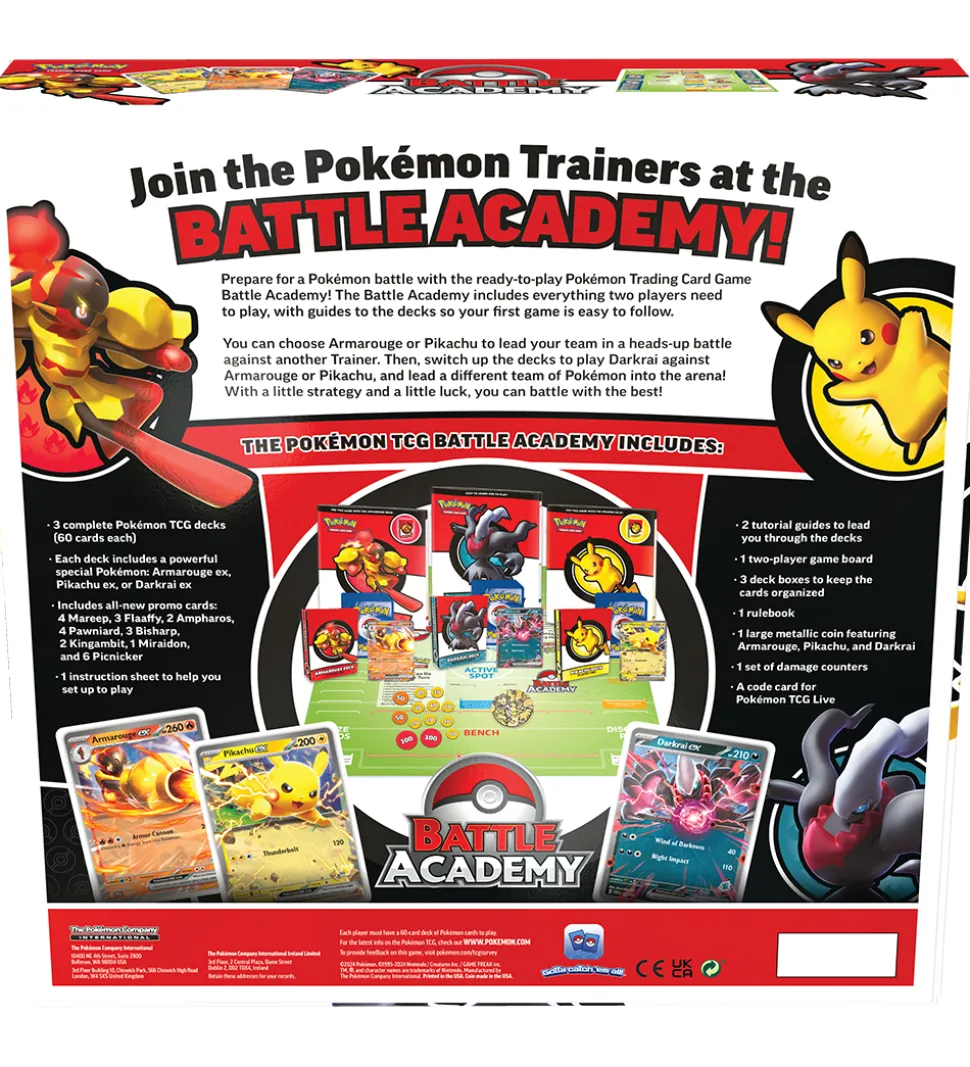 Pokémon Spil - Battle Academy m. Samlekort