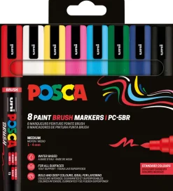 Posca Tuscher - PC-5BR - 8 stk. - Multifarvet