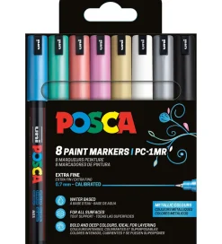 Posca Tuscher - PC-1M - 8 stk. - Metallic Farver