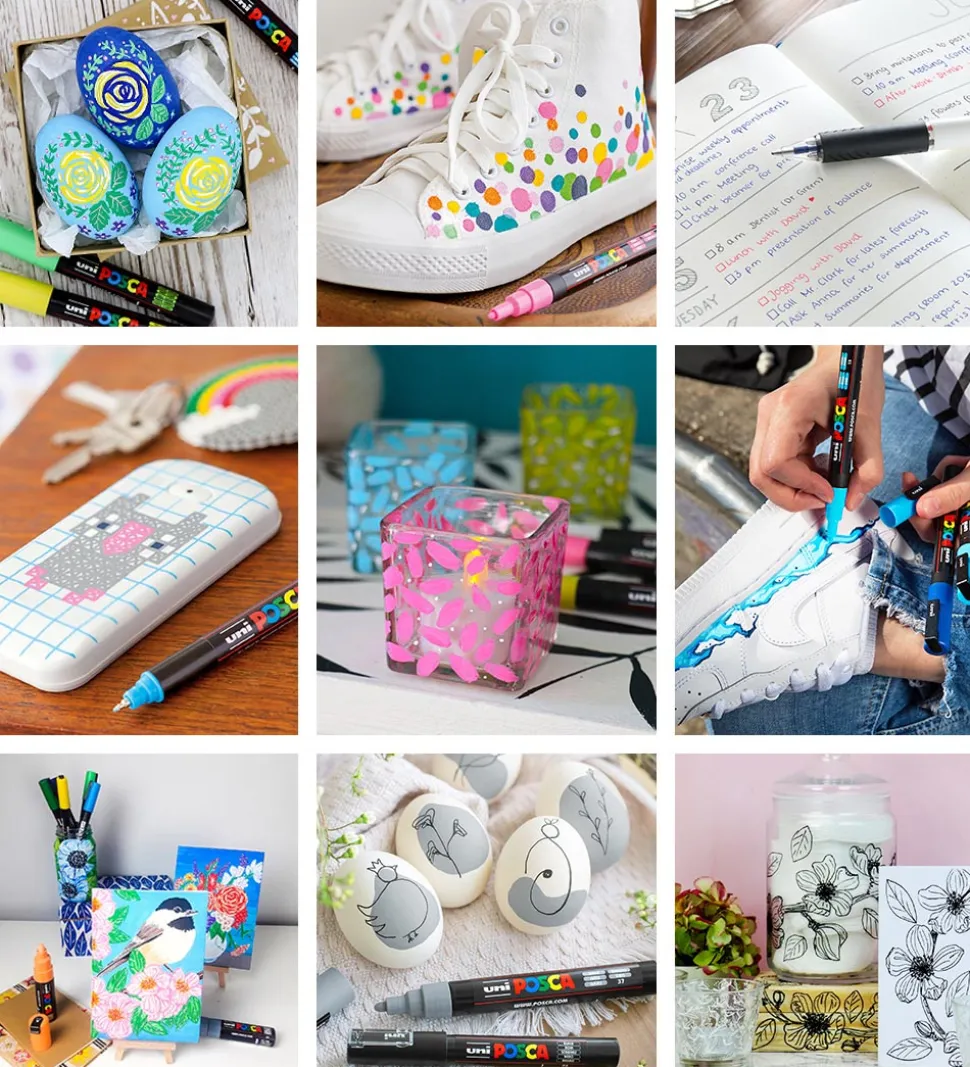 Posca Tuscher - PC-5M - 8 stk. - Manga Hero