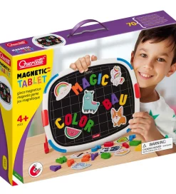 Quercetti Magnetisk Tavle - Bogstaver/Figurer - 58 Dele - 5321