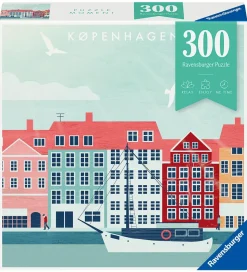 Ravensburger Puslespil - 300 Brikker - København By
