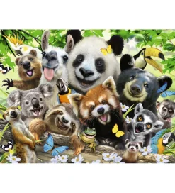 Ravensburger Puslespil - 300 Brikker - Wildlife Selfie