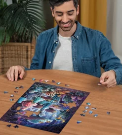 Ravensburger Puslespil - 500 Brikker - Moonlight Mushroom - Glow