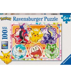 Ravensburger Puslespil - 100 Brikker - Pokémon