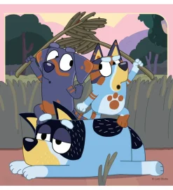 Ravensburger Puslespil - 3x49 Brikker - Bluey