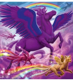 Ravensburger Puslespil - 3x49 Brikker - Mythical Majesty