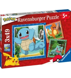 Ravensburger Puslespil - 3x49 Brikker - Pokémon
