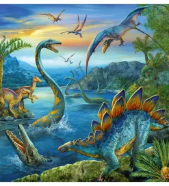 Ravensburger Puslespil - 3x49 Brikker - Dinosaur Facinaiton