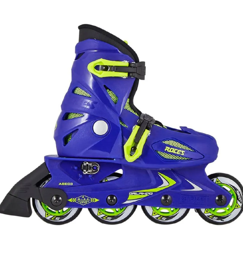 Roces Rulleskøjter - Orlando III - Blå/Lime - Inliner