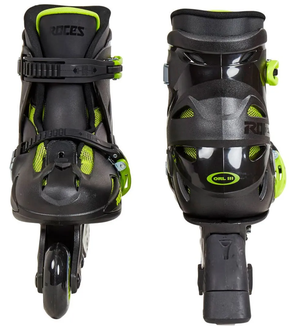 Roces Rulleskøjter - Orlando III - Sort/Lime - Inliner