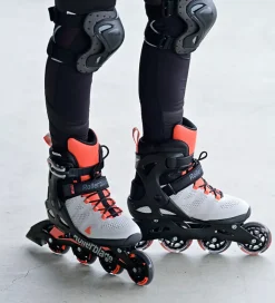 Rollerblade Rulleskøjter - Macroblade - 80 W - Gray/Coral - Inli