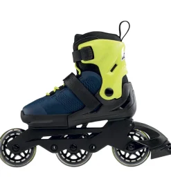 Rollerblade Rulleskøjter - Microblade 3WD - Blue/Lime - In