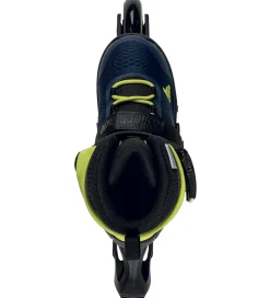 Rollerblade Rulleskøjter - Microblade 3WD - Blue/Lime - In