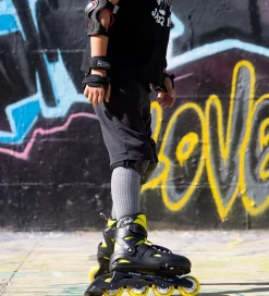 Rollerblade Rulleskøjter - Fury - Sort/Gul - Inliner