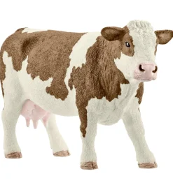 Schleich Dyr - Rødbroget Ko - H: 8 cm 13801