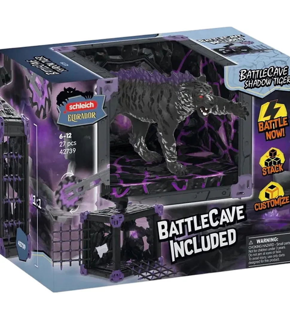 Schleich Eldrador - BattleCave Shadow Tiger - 42739