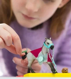 Schleich Horse Club - H: 7 cm - Legesjov Med Føl 42534