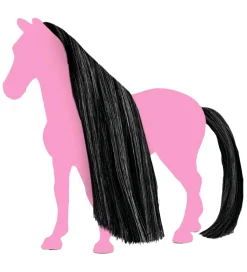 Schleich Horse Club - Hår Beauty Horses Sort - 42649