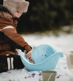 Scrunch Foldbar Spand m. Skovl - 11x9 cm - Sage Green