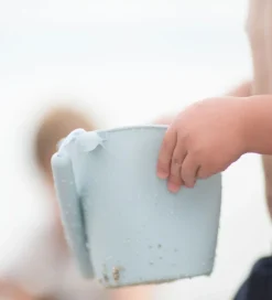 Scrunch Spand - Silikone - 13 cm - Lyseblå