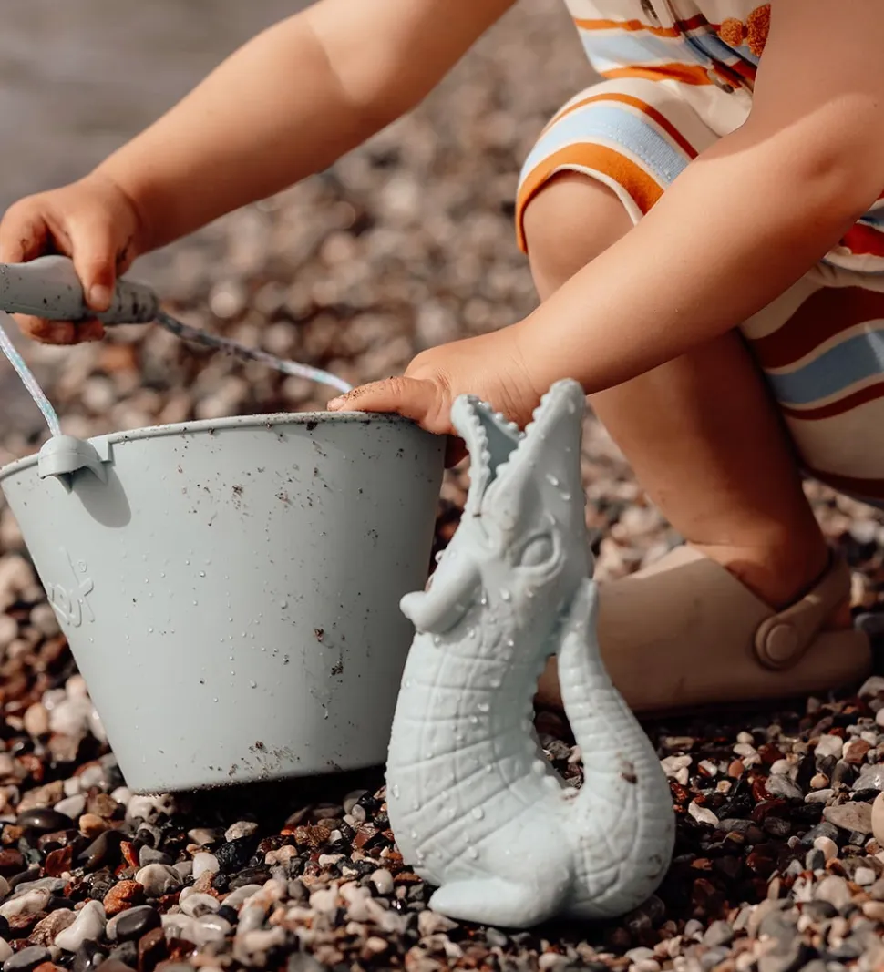 Scrunch Vandkande - 18,5x11 cm - Silikone - Krokodille - Sage Gr