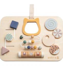 Sebra Aktivitetslegetøj - Aktivitetspanel - Træ - Woodland