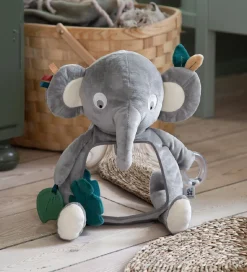 Sebra Aktivitetslegetøj - Elefanten Finley - Grå