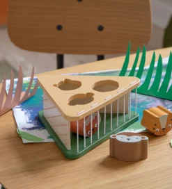 Sebra Puttekasse - Træ - Safari