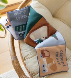 Sebra Stofbog - Busy Builders