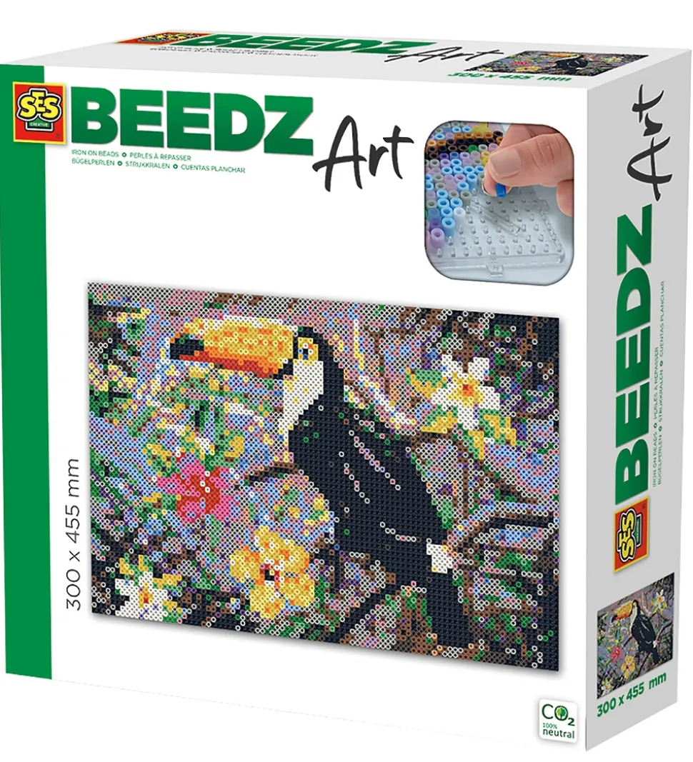 SES Creative - Strygeperlesæt - 7.000 stk. - Tukan