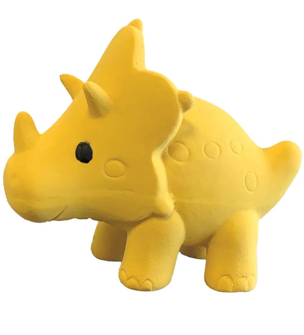 SES Creative Badedyr - Triceratops - Naturgummi