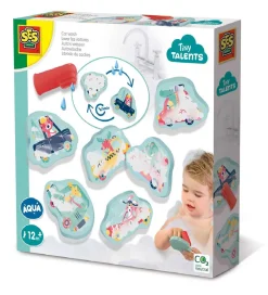 SES Creative Badelegetøj - Badefigurer i Skum - Biler