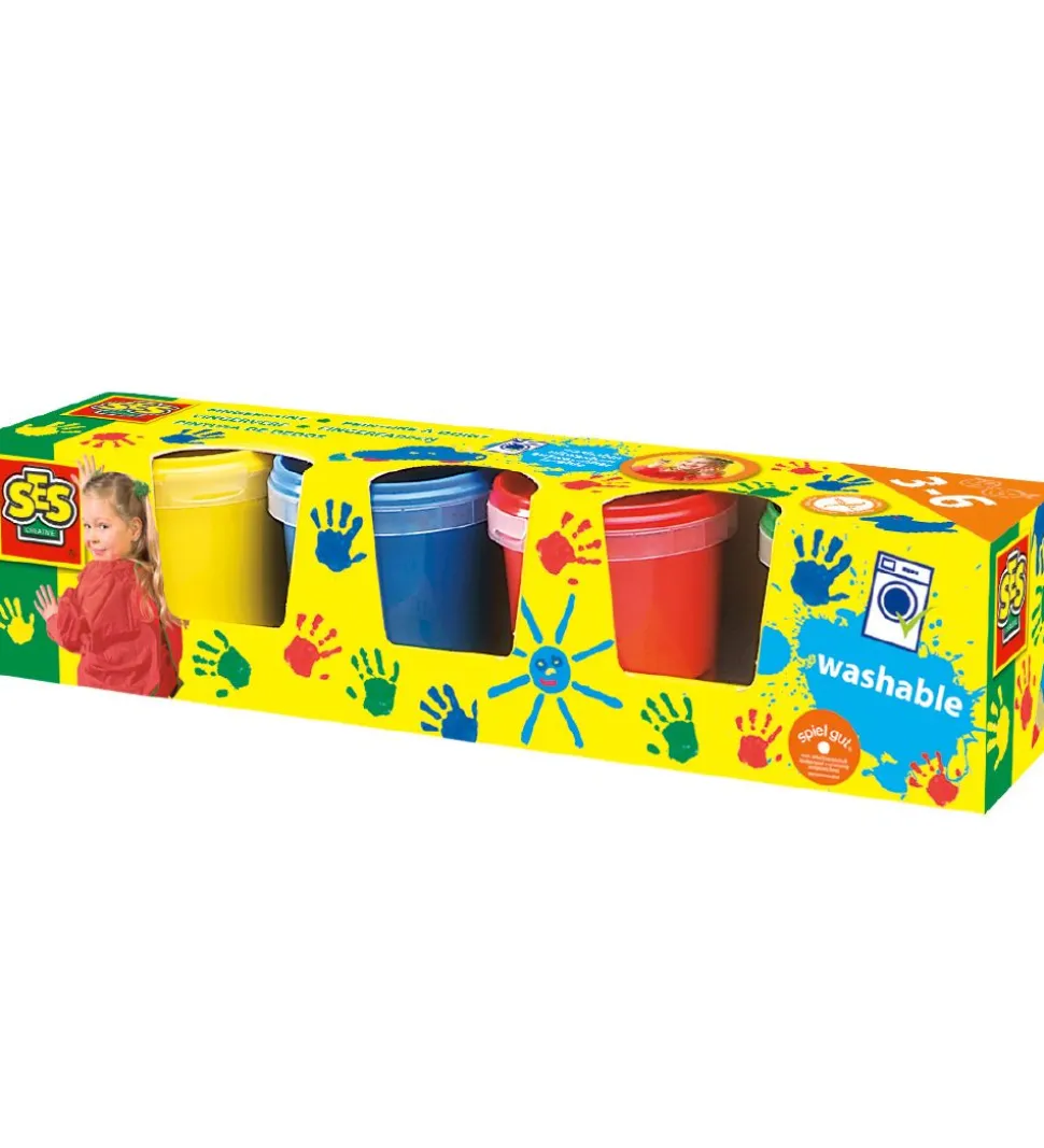 SES Creative Fingermaling - 4 x 145 ml