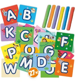 SES Creative Modellervoks - Lær Alfabetet m. Modellervoks