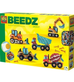 SES Creative Perler - Strygeperler - 2400 stk - Strygeperler Byg