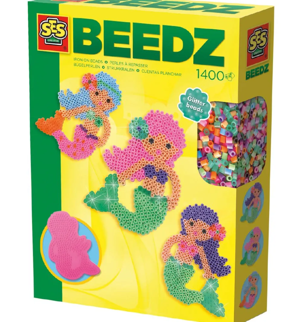 SES Creative Strygeperlesæt - 1400 stk - Havfrue