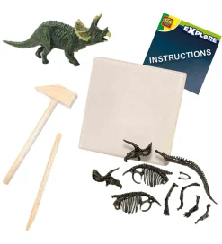 SES Creative Udhug - Explore - Triceratops og Skelet