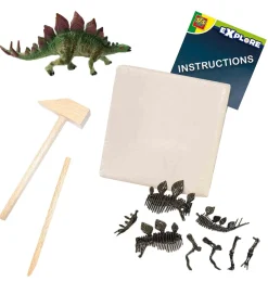 SES Creative Udhug - Explore - Stegosaurus og Skelet