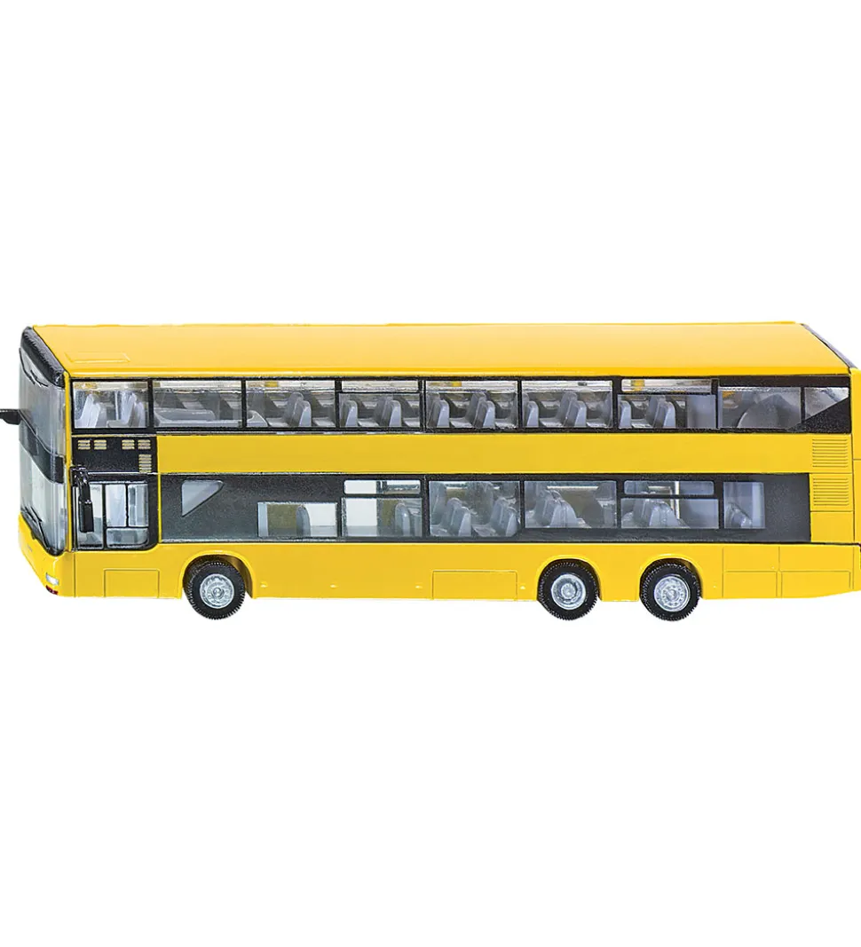 Siku Bus - 1:87 - Man Double Decker City Bus - Gul