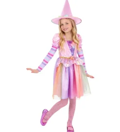 Smiffys Udklædning - Pastel Rainbow Witch - Multifarvet