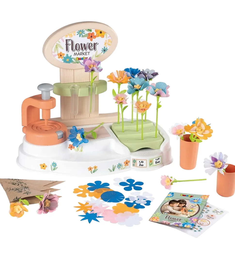Smoby Kreasæt - Blomstermarked - 104 Dele
